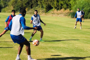 Una imatge de l'entrenament del RB Linense