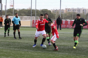 Un dels partits que es van disputar al Complex Esportiu Salou la temporada 2019-20.