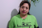 Vania Arana, membre del col·lectiu Kelly, acrònim de l'expresió en castellà 'Las que limpian'