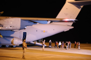 Uno de los aviones en Kabul.