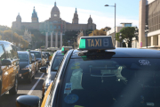 Imatge d'arxiu d'un taxi de Barcelona.