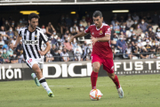 Pedro del Campo en el duel jugat dissabte passat contra el Castellón.