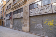 Imatge de l'interior de l'antic restaurant Les Voltes, que va tancar el passat 22 d'agost.