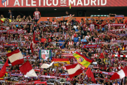 Afició al Wanda Metropolitano.