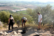 Imatge d'arxiu de les excavacions a l'Antic d'Amposta realitzades l'any 2020.