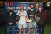 Enric Sanmartí i Tonet Sans després de guanyar la final.