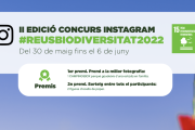 Cartell de promoció de la II edició del Concurs Fotogràfic #ReusBiodiversitat2022.