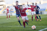 El último partido del año 2021 fue en el campo del Llagostera y el Nàstic fue superior y perdió.