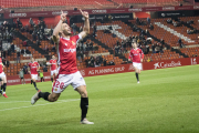 Simón és el segon màxim golejador del Nàstic d'aquesta temporada amb quatre gols.