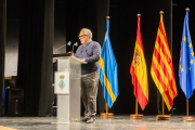 El artista hizo de pregonero encima del escenario del Teatro Auditorio de Salou.