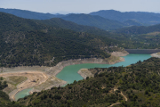 Panoràmica de l'embassament de Siurana.