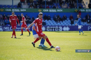 Elías Pérez va ser titular, però la participació en el primer gol rival va provocar la seva substitució.