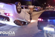 Imagen del vehículo accidentado.