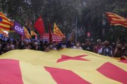 Imatge d'arxiu d'una manifestació independentista l'Onze de setembre de 2021.