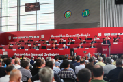 Imatge de l'assemblea general de la FCF a Blanes.