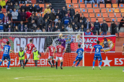 Mantenir la porteria a zero ha estat un dels factors crucials del Nàstic durant la ratxa de victòries.