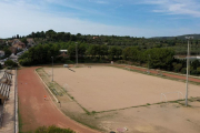 Pla general de la pista d'atletisme del Vendrell.