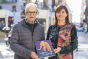 Lurdes Malgrat i Pere Español la setmana passada al centre de Tarragona.