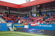 Imatge de l'anterior Marea Grana a l'estadi Johan Cruyff.