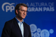 El líder del PP, Alberto Nuñez Feijóo