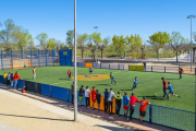 Imatge de la primera fase del Torneig escolar 6v6 que ha tingut lloc a Constantí.