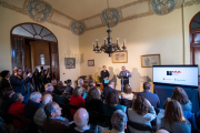 Imatge de la presentació de l'Any Domènech i Montaner a la Casa Gassull de Reus.