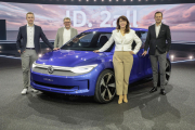 Prototip del vehicle ID.2all, el nou model de cotxe elèctric petit que fabricarà Volkswager a l'Estat.