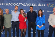 Els representants del Golf Costa Daurada a la Diada del Pàdel.