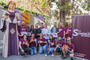 Imagen de la presentación del proyecto, con Casas, de la Fuente y el concejal Daniel Recasens.