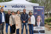 Dolors Compte amb part de l'equip que conforma la llista de Valents per les eleccions de Reus.