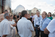 Imatge d'una visita dels membres del Panel a les instal·lacions de Repsol a Tarragona.