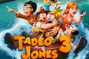 Cartell promocional de la pel·lícula Tadeo Jones 3: La tabla esmeralda.