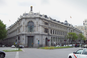 Imagen de la Fachada del Banco de España de Madrid.