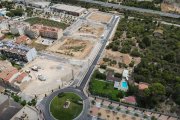 Imatge de les obres d'ampliació de l'avinguda Mina de Madró de la Pobla.