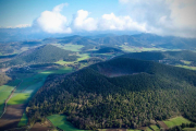 El volcà Croscat i Santa Margarida de la Garrotxa, la zona on es van produir les últimes