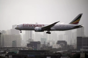 Fotografia d'arxiu d'un avió de Ethiopian Airlines a Manila.