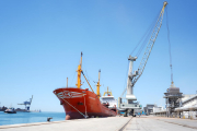 Vaixells agroalimentaris al Port de Tarragona.