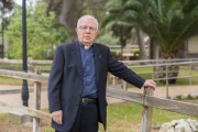 Mario Buonnano, miembro de los Padres Rogacionistas, en el Santuario del Loreto.