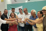 JuntsxCat celebrant els resultats del 23-J ahir a Tarragona.