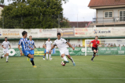 Miku Fedor durant el partit amistós de l'Arenteiro contra el Deportivo de la Coruña.