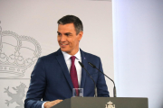 El president del govern espanyol en funcions, Pedro Sánchez, a la Moncloa.