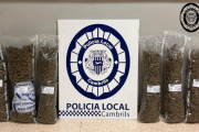 Imatge de la droga intervinguda a Cambrils valorada en