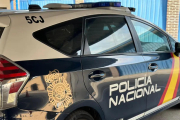 Cotxe de la Policía Nacional.