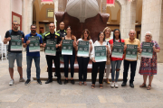 Representants de les diferents entitats que formen la Xarxa d'Atenció a les Persones Sense Llar de Tarragona.