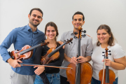 Pau Fogàs, Marta Rosselló, Xavier Mas i Raquel Roldán són el Quartet Telemann.