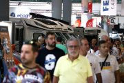 Visitants del 36è Saló del Caravaning, a Fira Gran Via.