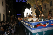 Una de les carrosses de la Cavalcada dels Reis Mags a Tarragona, l'any 2018.