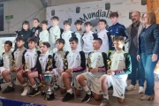 Entrega de trofeus al Mundialito.