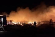 Incendi a la planta de compostatge de Botarell.