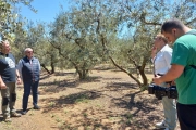 Un instant de la gravació del programa 'Viajeros Cuatro' a Cambrils.